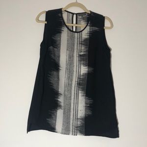 Vince Camino Black Tank Blouse